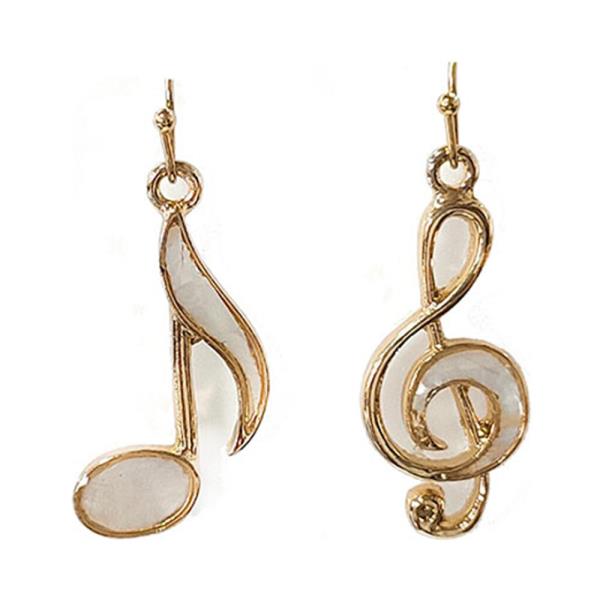 MUSIC NOTE DANGLE EARRING