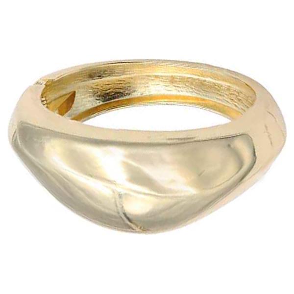 GOLD PLATED HINGED BANGLE BRACELET