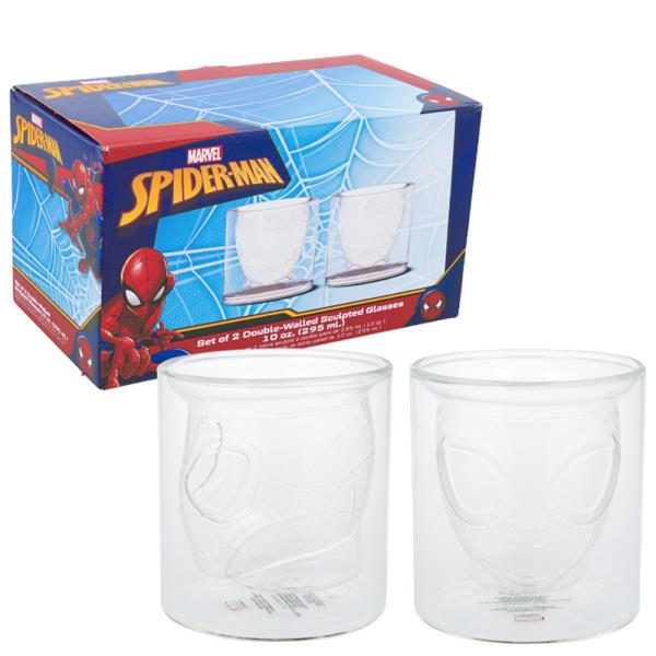 SPIDERMAN 2PC GLASS SET