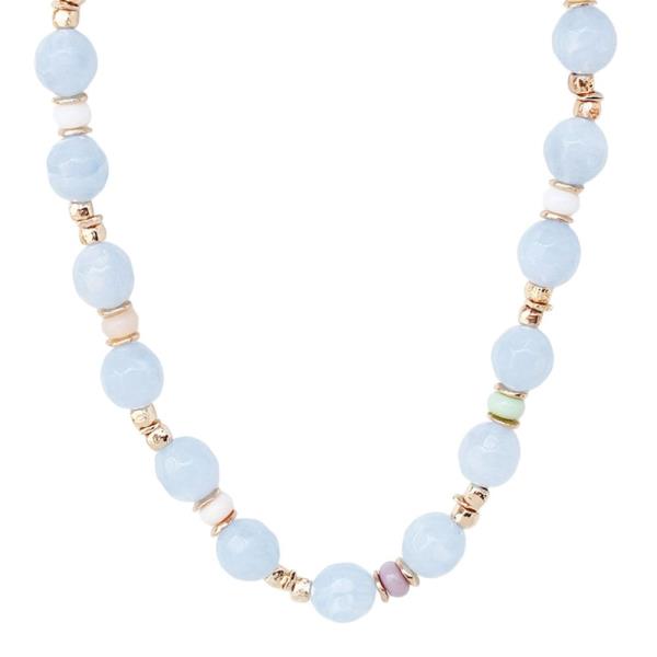 STONE BEADED NECKLACE