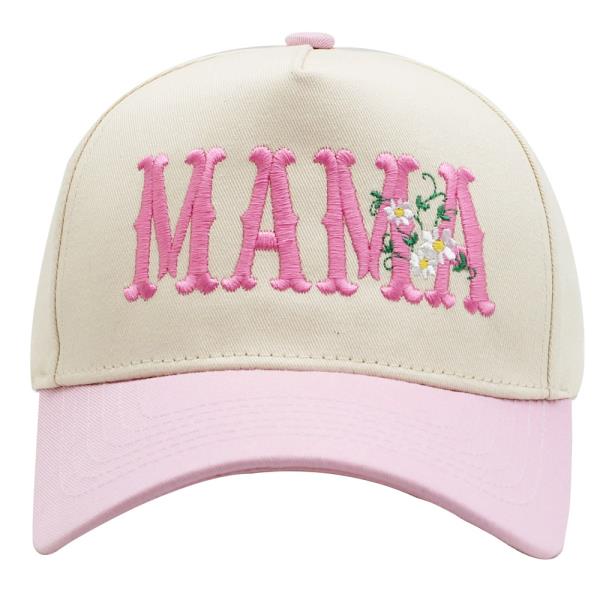 MAMA EMBROIDERY BASEBALL CAP