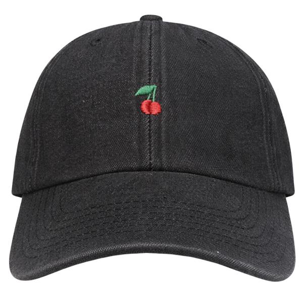 DENIM CHERRY BALL CAP