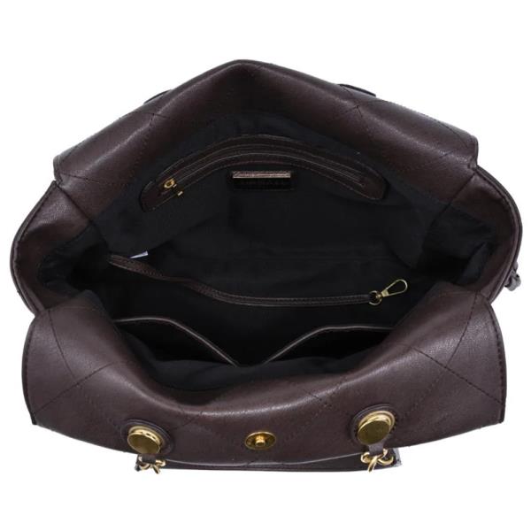 QUILTED STRUCTURED HUDSON TOTE BAG