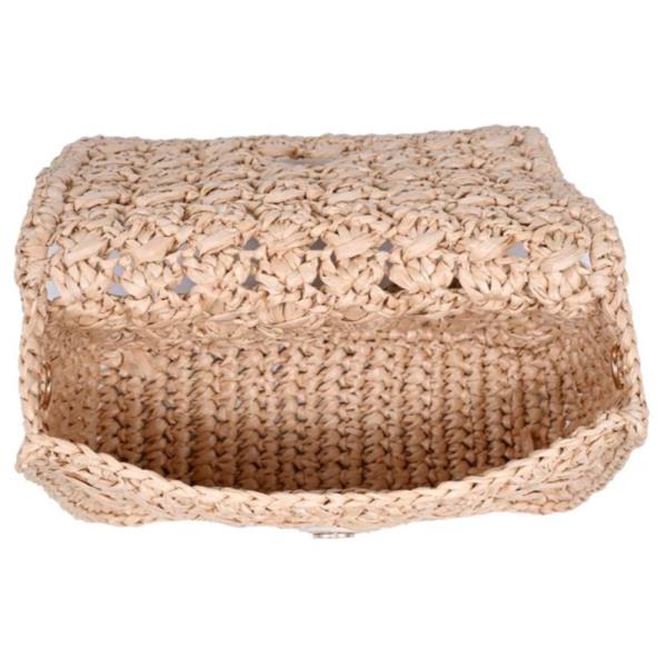 STAR HANDWOVEN STRAW BETTY CROSSBODY BAG