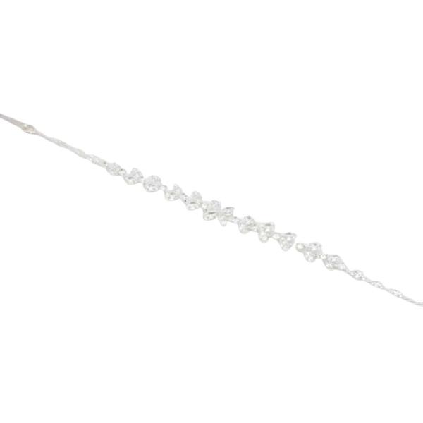 TEXTURED METAL CZ HEADBAND