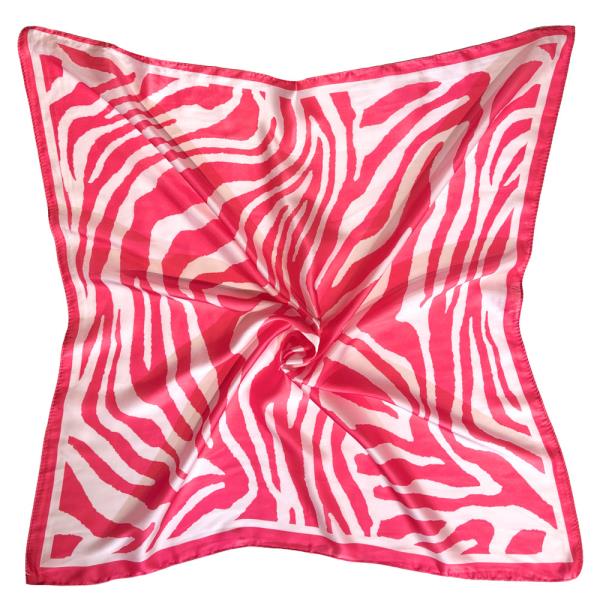 ZEBRA PRINT SQUARE SCARF