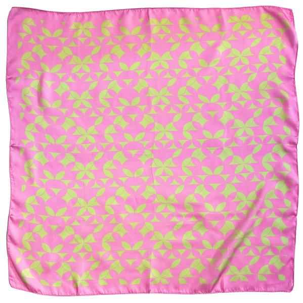 GEOMETRIC PRINT SQUARE SCARF