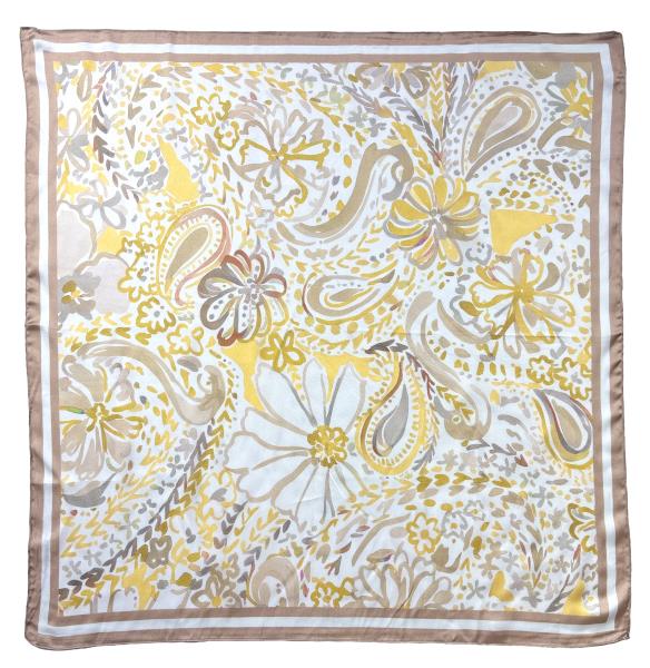 PAISLEY PRINT SQUARE SCARF