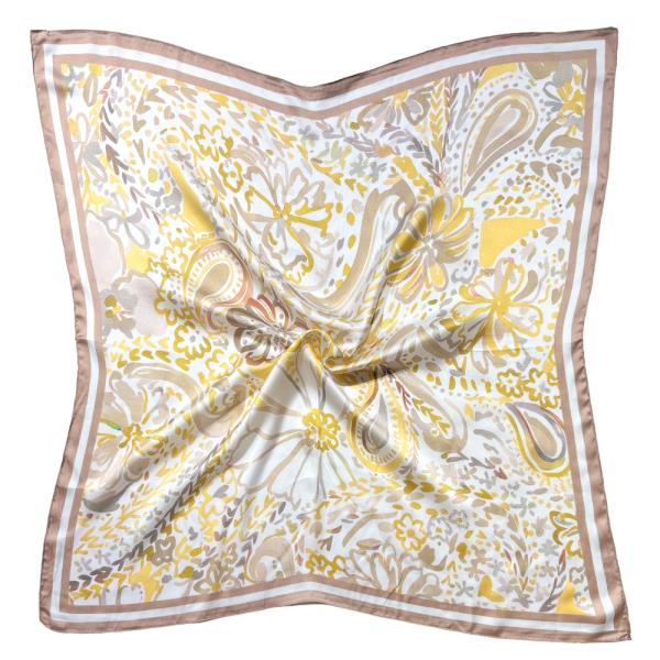 PAISLEY PRINT SQUARE SCARF