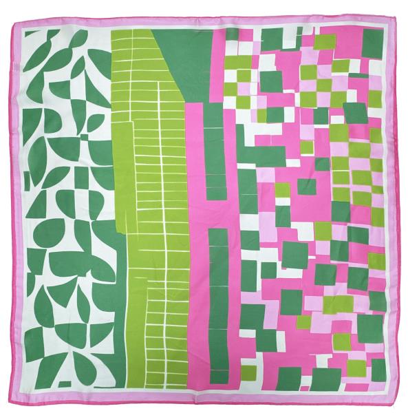 GEO PRINT SQUARE SCARF