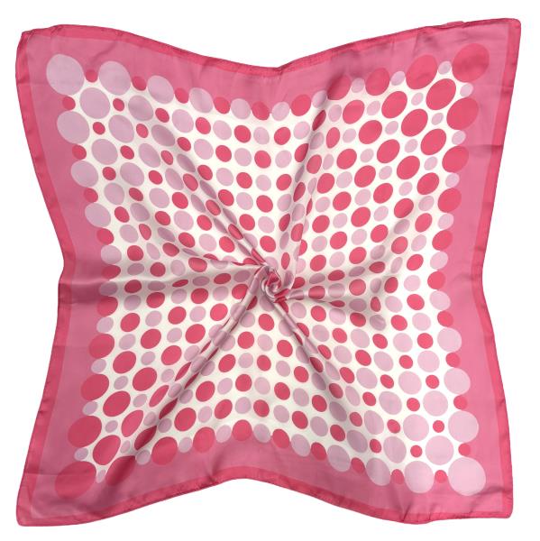 POLKA DOT PRINT SQUARE SCARF