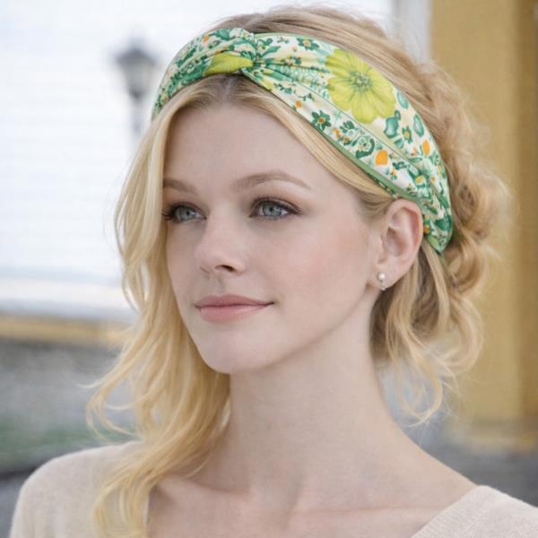 FLORAL PRINT SQUARE SCARF