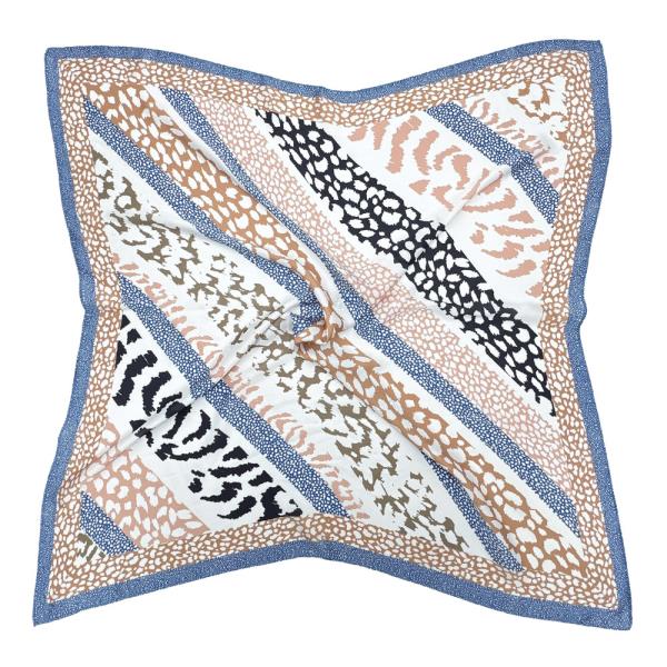 ANIMAL PRINT SQUARE SCARF
