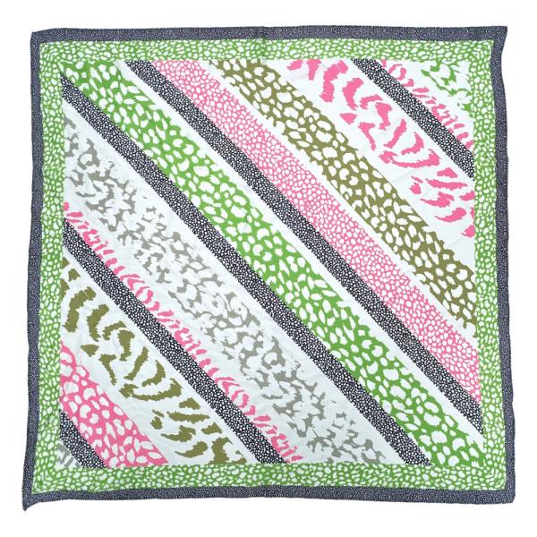 ANIMAL PRINT SQUARE SCARF
