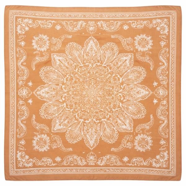 BANDANA PRINT SQUARE SCARF