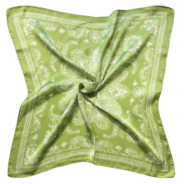 BANDANA PRINT SQUARE SCARF