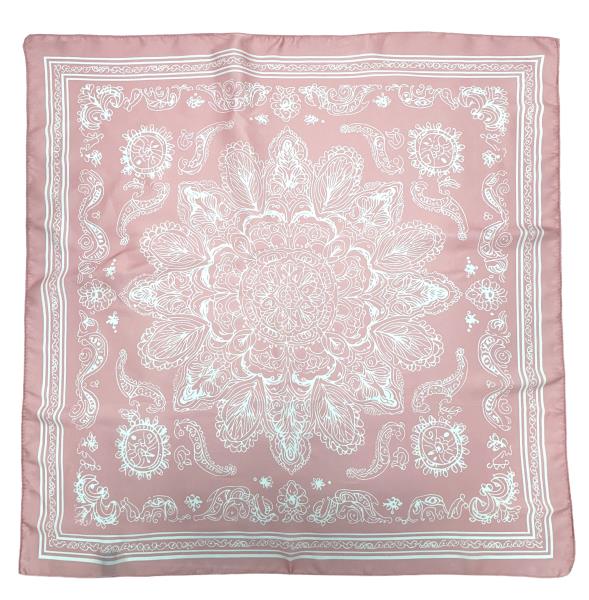 BANDANA PRINT SQUARE SCARF