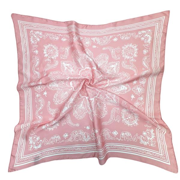 BANDANA PRINT SQUARE SCARF