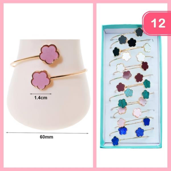 FLOWER WRAP AROUND BRACELET (12 UNITS)