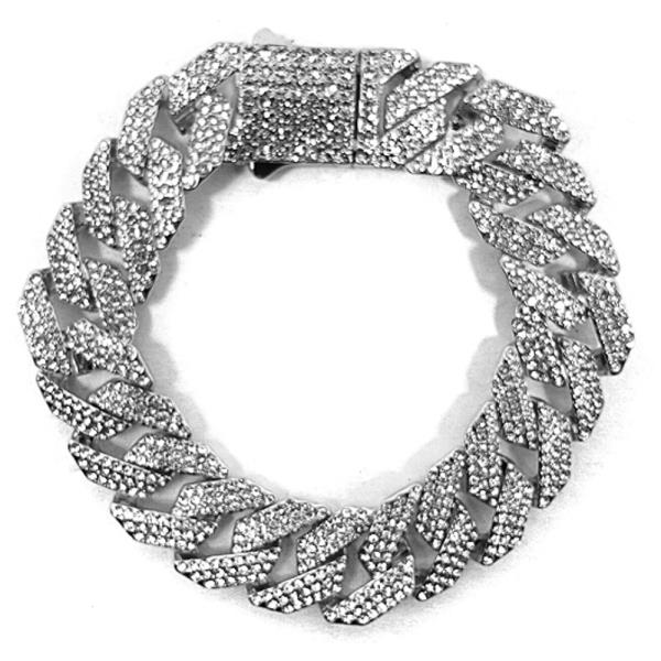 CRYSTAL STONE CHAIN BRACELET