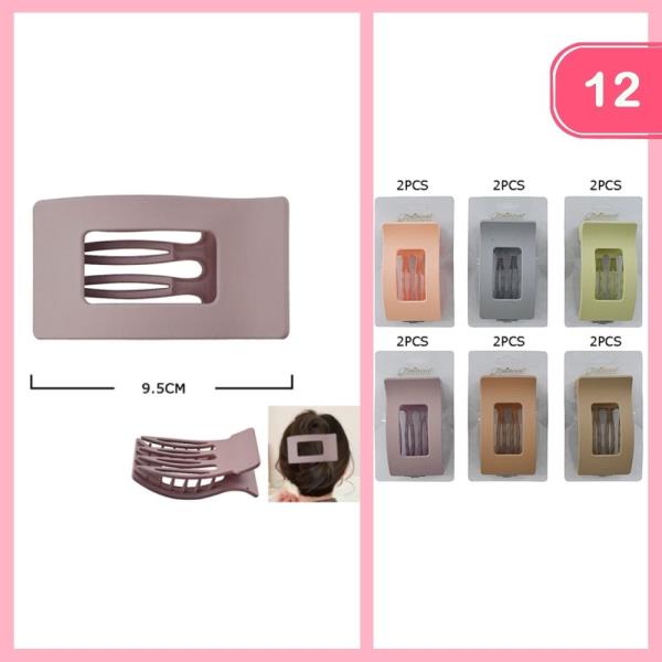 HAIR CLIPS (12 UNITS)