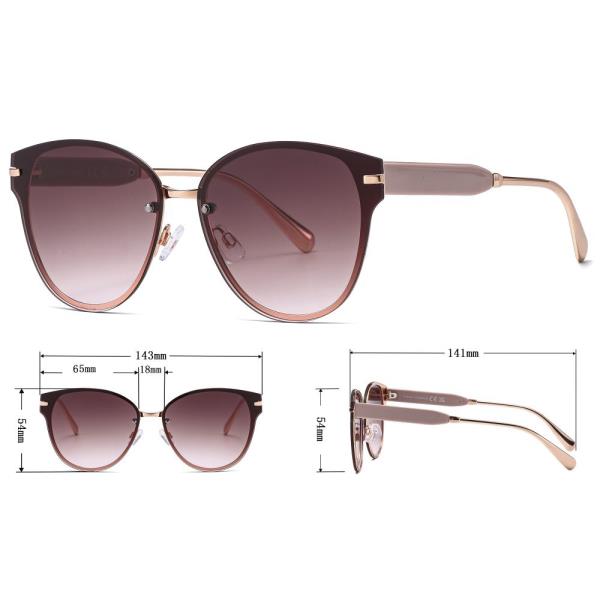 CHIC ROUND SQUARE SUNGLASSES 1DZ