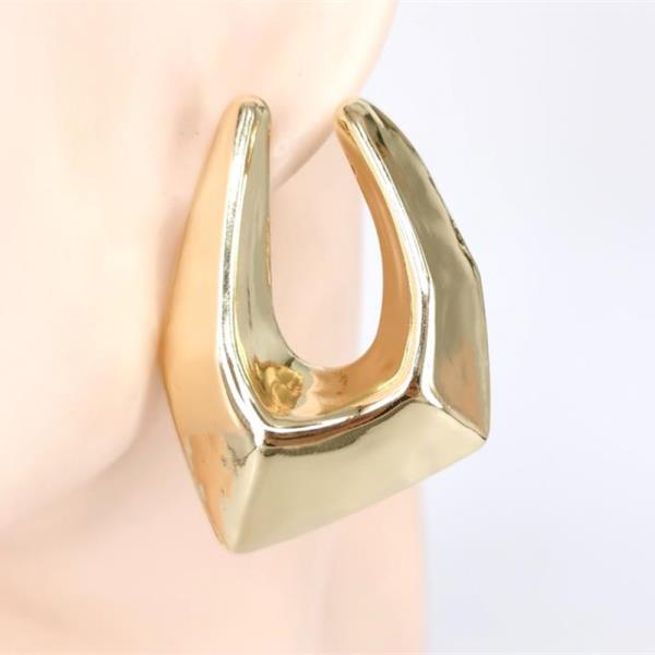 ORGANIC METAL STATEMENT EARRING