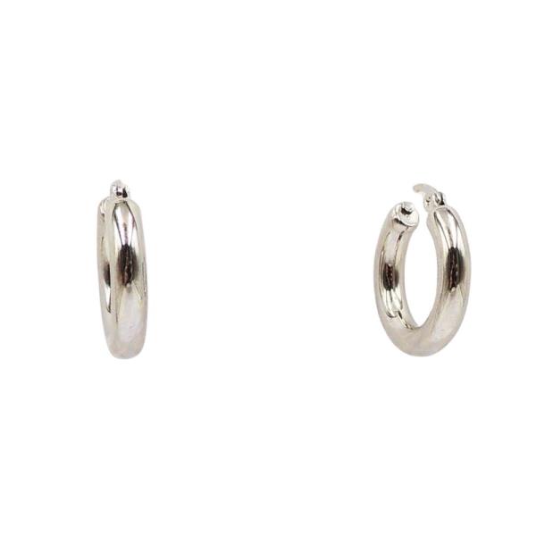 STAINLESS STEEL CLEAN CLASSIC HOOP EARRING