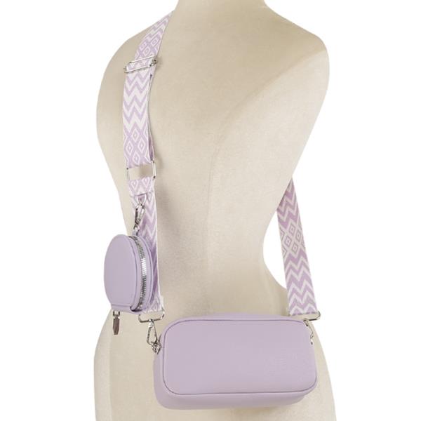 2IN1 CROSSBODY BAG W COIN PURSE SET