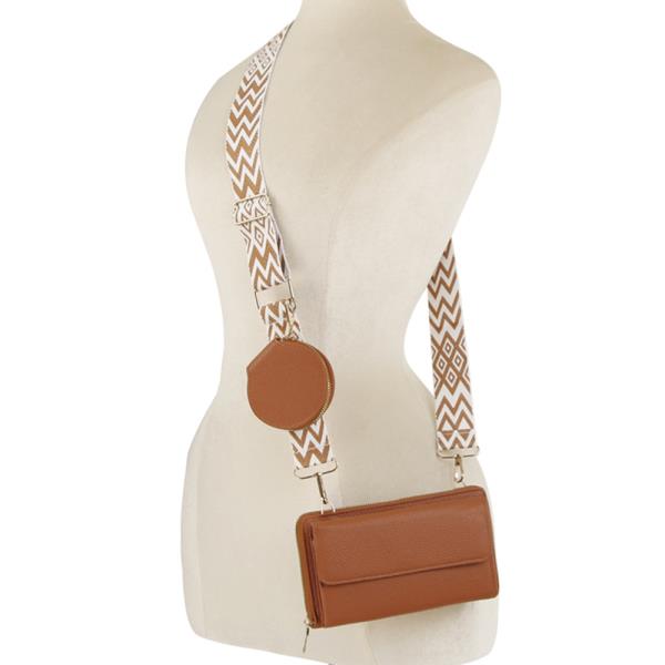2IN1 CROSSBODY BAG W COIN PURSE SET