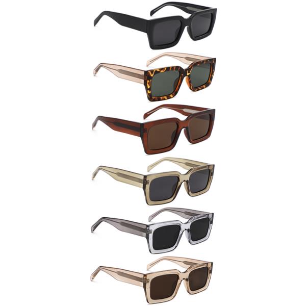 PLAIN SQUARE DESIGN SUNGLASSES 1DZ