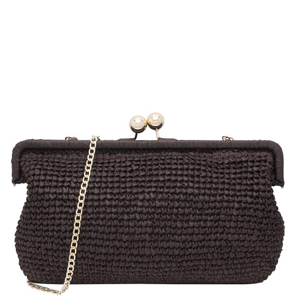 CHIC WOVEN CLUTCH BAG