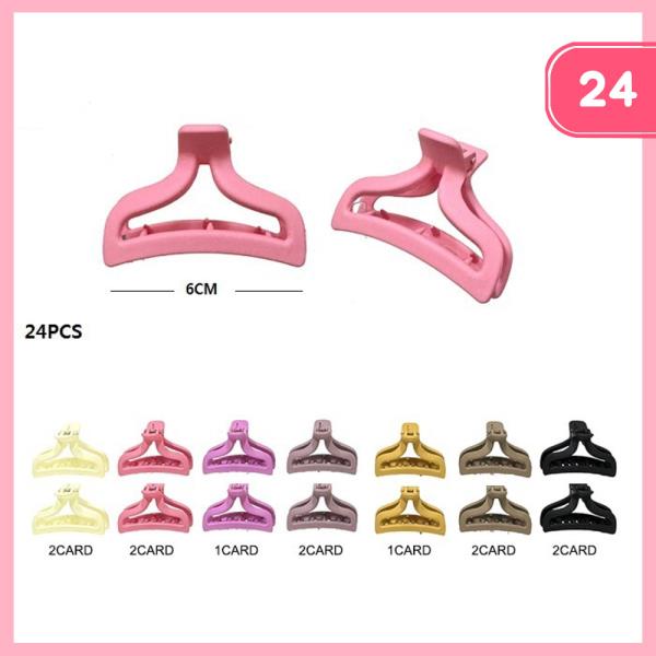 HAIR CLAW CLIP SET(12 UNITS)