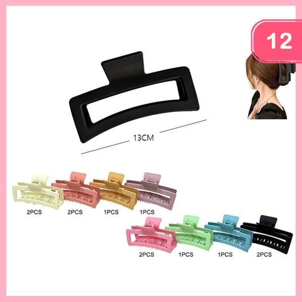 HAIR CLAW CLIP (12 UNITS)
