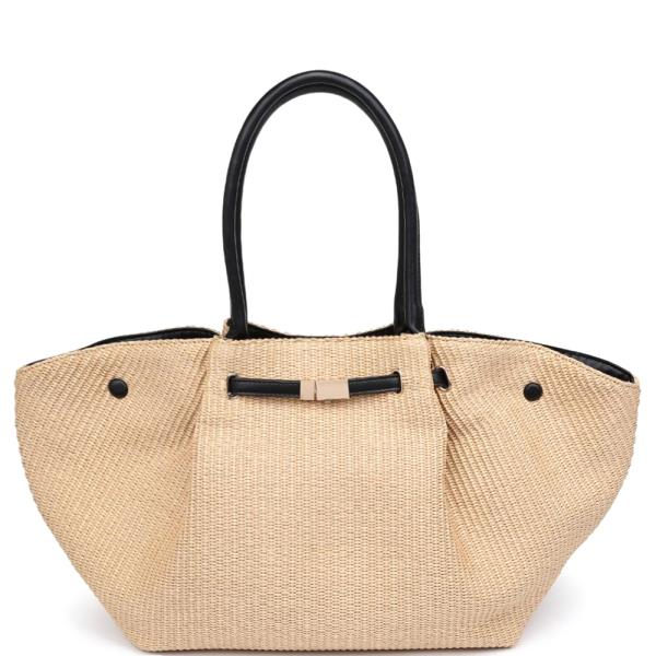 WOVEN STRAW KAIA TOTE BAG