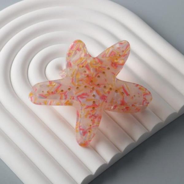 ACRYLIC STARFISH CLAW CLIP