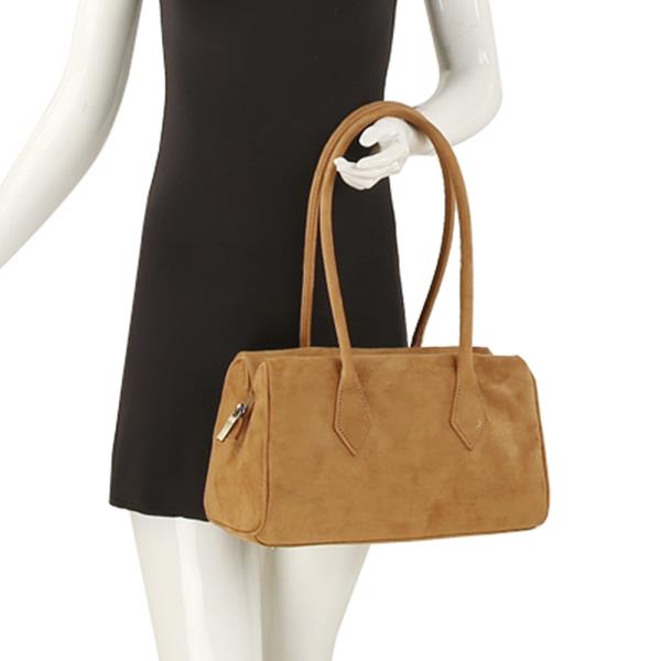 TEXTURED LEATHER TOTE BAG