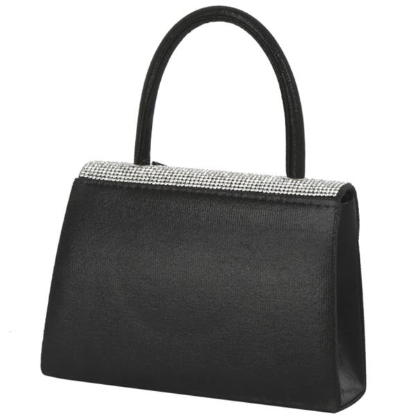 RHINESTONE BOW EVENING BAG