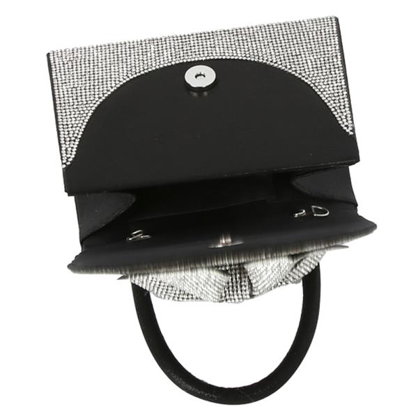 RHINESTONE BOW EVENING BAG
