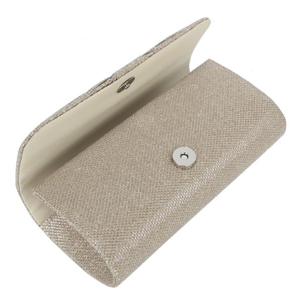 TEXTURED BOW EVENING CLUTCH BAG