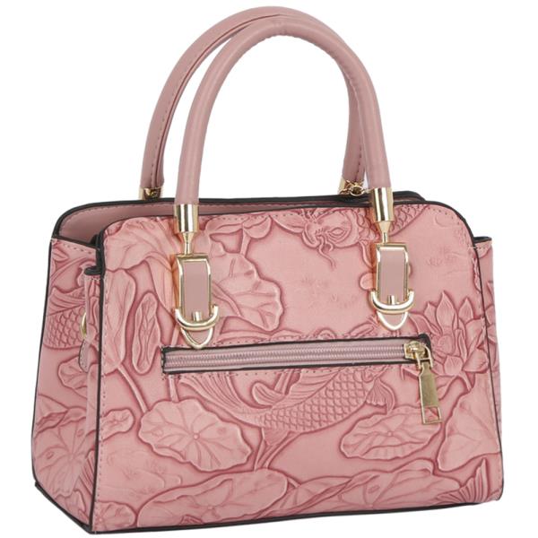 FLORAL DESIGN SATCHEL BAG