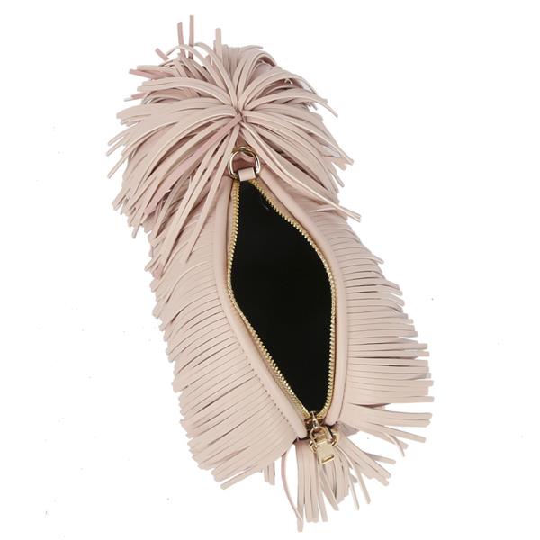 CUTE FRINGED DOG CROSSBODY BAG