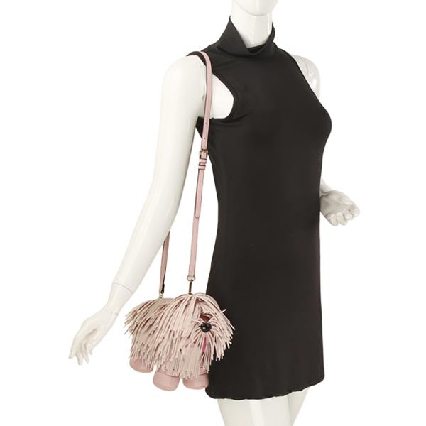 CUTE FRINGED DOG CROSSBODY BAG