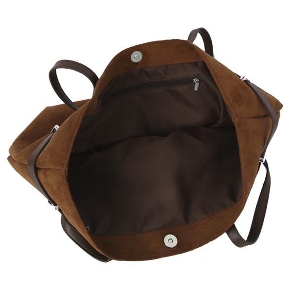 TEXTURED LEATHER DESIGN SHOULDER TOTE BAG