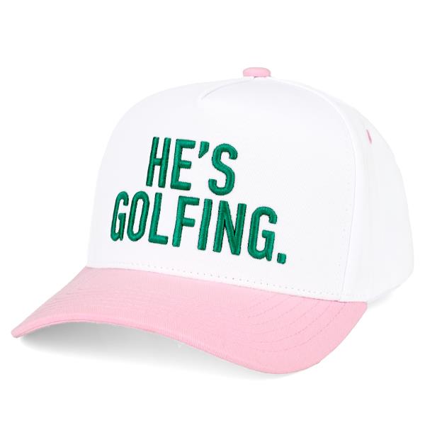 CC HE`S GOLFING TRUCKER HAT