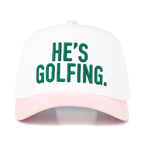 CC HE`S GOLFING TRUCKER HAT
