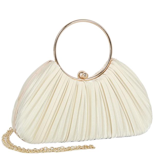 MODERN PLEATED EVENING BAG