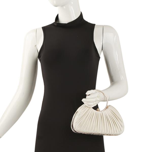MODERN PLEATED EVENING BAG
