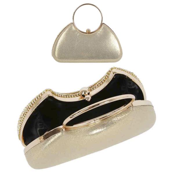 RHINESTONE FRINGE EVENING BAG