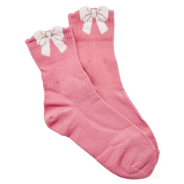 BOW ACCENT CREW SOCK